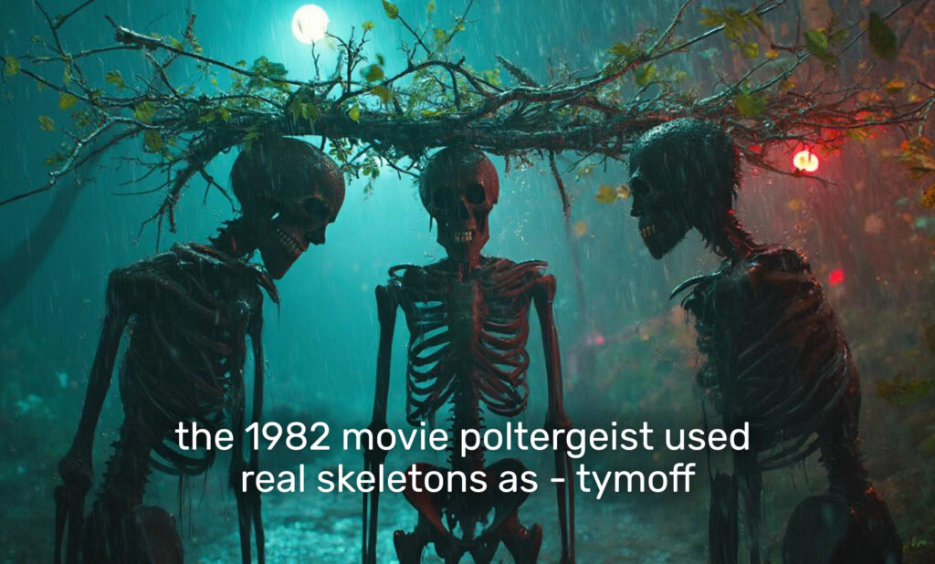 The 1982 Movie Poltergeist Used Real Skeletons as - Tymoff